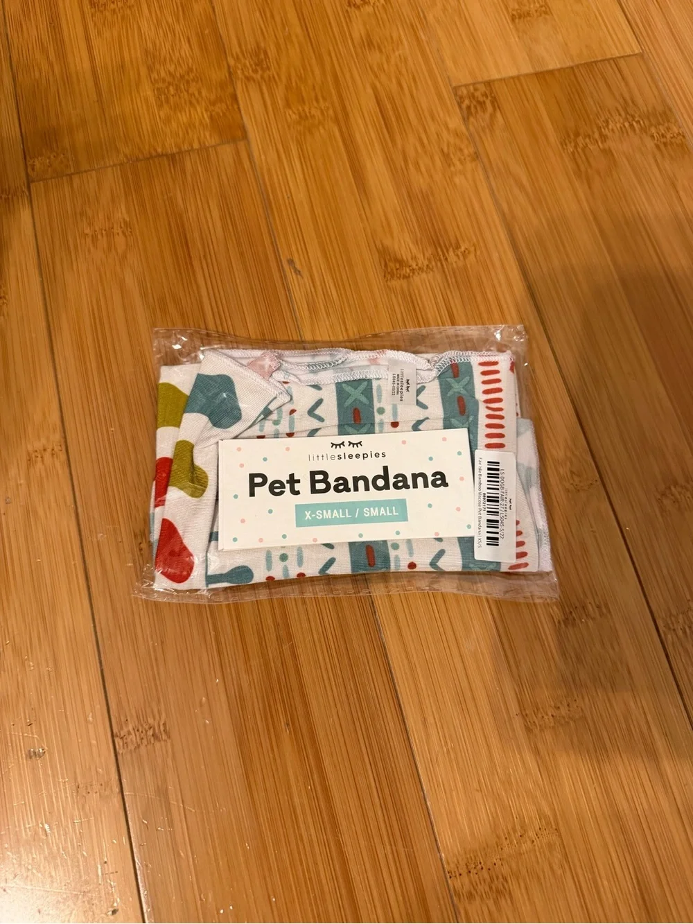 Little Sleepies fair isle Pet Bandana